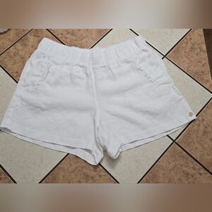 Lilly Pulitzer Women's Linen White Casual Shorts